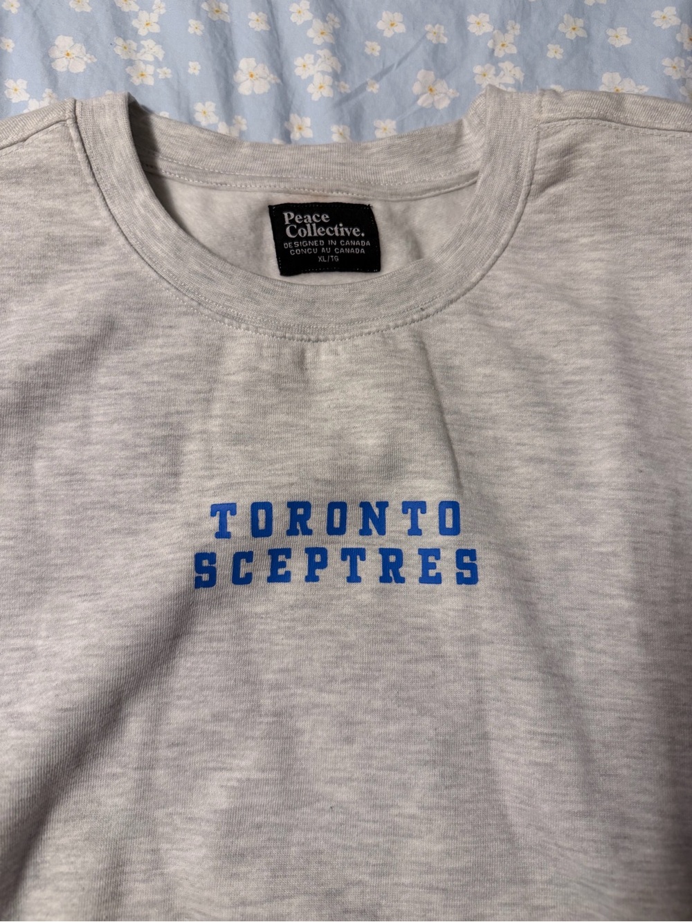 Peace Collective Toronto Sceptres Gray Crewneck Sweatshirt